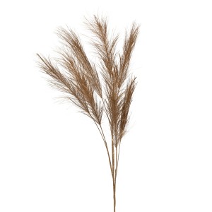 Dekoracyjna trawa pampasowa brązowa h 75 cm